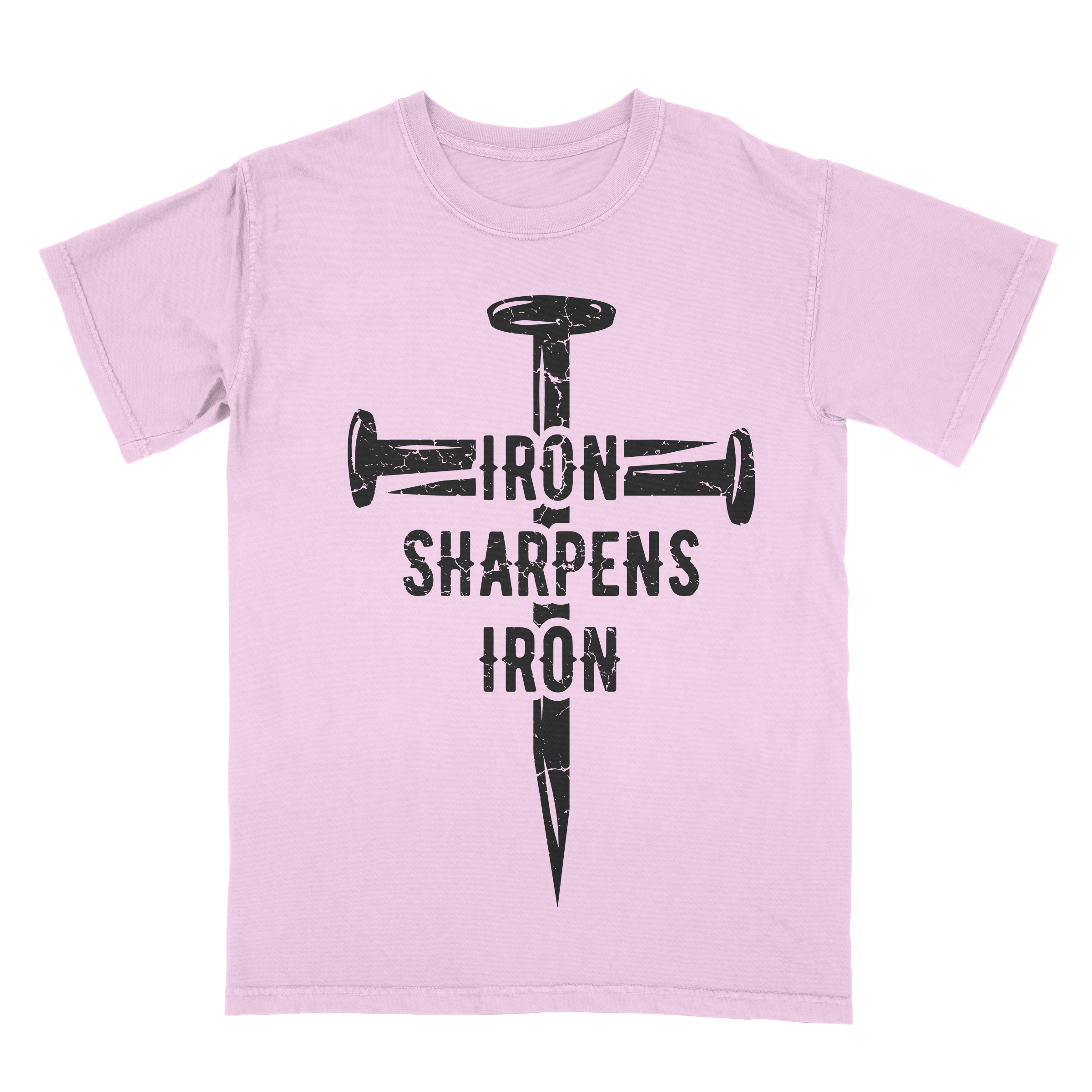 Short Iron sharpens iron sleeve shirt